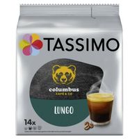Café dosettes Compatibles Tassimo columbus lungo TASSIMO le paquet de 14 dosettes