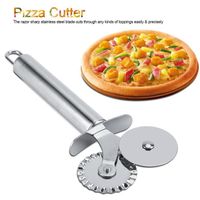 ZJCHAO Coupe-pizza Couteau à gâteau de sécurité de roue de cuisine de coupe de roue de pizza d'acier inoxydable