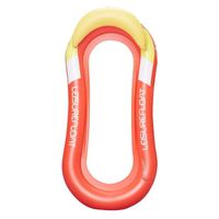 Piscine gonflable pliable flottante en PVC - AUTREMENT - Orange - Chaise longue de plage