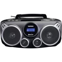 Boombox - LENCO - SCD-100 SCD-100BK - Lecteur CD/MP3, Bluetooth, USB, SD - Noir