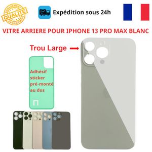 Châssis Arrière Blanc Pour IPhone 13 Pro - Vitre Incluse - Remplacement Facile