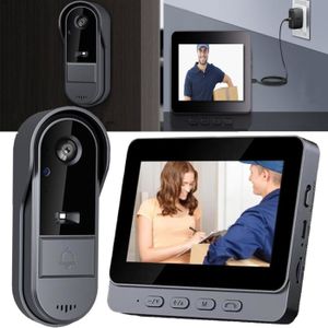 XTU Sonnette sans Fil 2K HD avec Caméra 180° et Détection PIR