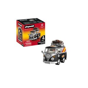 Playmobil Volkswagen T1 Combi – Camping-Car Mythique – 2 Figurines – Dès 5 Ans – 74 Pièces
