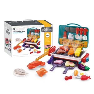 Kit Barbecue Roulant Pour Enfants – Jouet Cuisine Sensoriel Avec Sons, Lumières Et Aliments Changeant De Couleur, Jeu De Rôle Camping, Dès 3 Ans