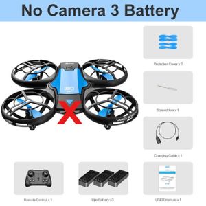 DRONE pas de caméra 3batterie-4DRC V8 nouveau Mini Drone