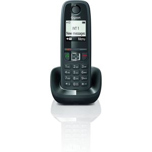Téléphone fixe AS405 Téléphone sans fil Noir [Produit d'import] [