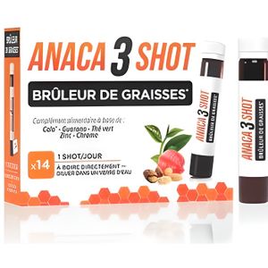 COMPLEMENTS ALIMENTAIRES - SILHOUETTE Anaca Shot Brûleur de Graisses 14 Shots