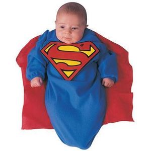 DÉGUISEMENT - PANOPLIE Sac bébé Superman - Rouge et bleu - 100% Polyester - Licence originale