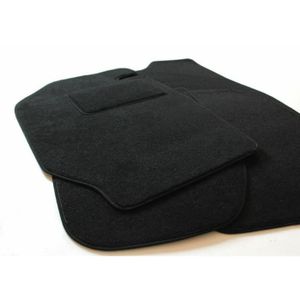 Tapis de Sol Noir Velours - J&J AUTOMOTIVE - BMW 5 E61 - Sur Mesure - Antidérapant - Imperméable - Auto