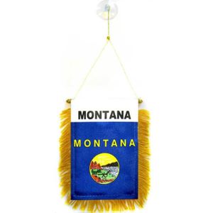GUIRLANDE NON LUMINEUSE Fanion Montana 15x10cm - Etat américain - USA - Et