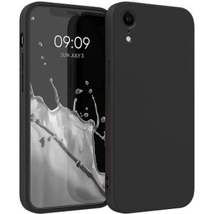 COQUE - BUMPER Coque en silicone iPhone XR Noir Coque les accesso
