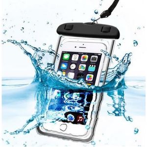COQUE - BUMPER [Compatible Apple iPhone] Sac Waterproof Noir Hous