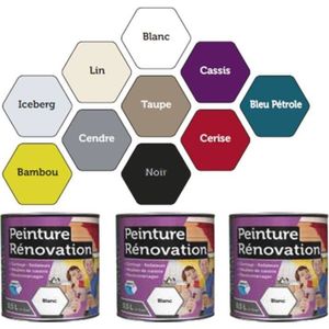 PEINTURE - VERNIS Peinture rénovation carrelage cuisine 0,5L L TAUPE