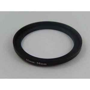 Reflex numérique vhbw Adaptateur Bague Step-Down diamètre de 62mm vers 37mm pour Objectif Appareil Photo Noir 