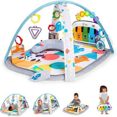 BABY EINSTEIN Kickin&rsquo; Tunes Tapis de sol &eacute;veil b&eacute;b&eacute; &eacute;volutif