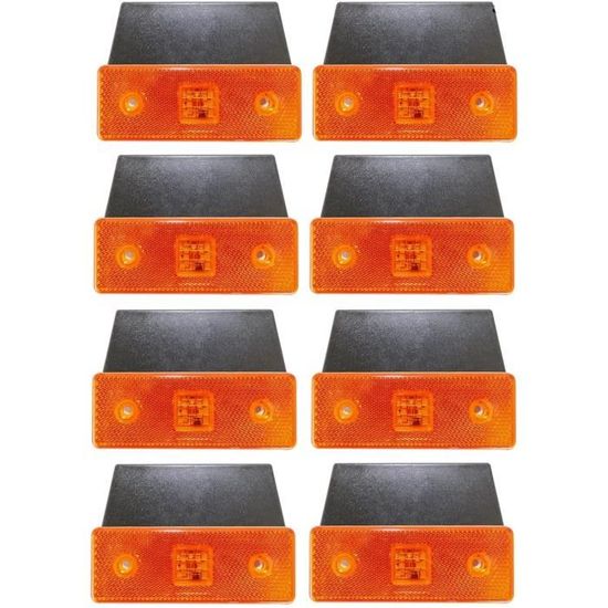 Feu De Gabarit &agrave; LEDS Orange Avec Support 7316 : Feu &agrave; LEDS : Feu De