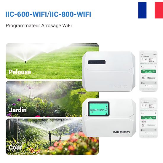 INKBIRD Programmateur Arrosage WiFi 8 Voies+ 6 Voies, Minuterie — free download
