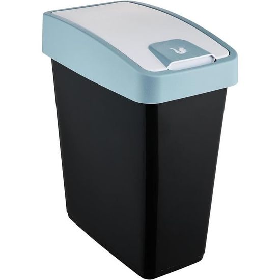 Poubelle Avec Couvercle Basculant 10 Litres - Pour Maison, Bureau, école, Design Simple Et Coloré