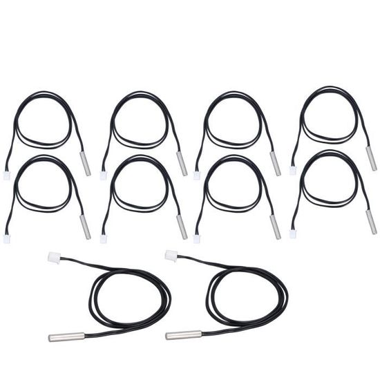YINETTECH 10PCS Résistances Thermistance NTC 10K MF52D 3950 - Capteur Température Haute Précision 1%