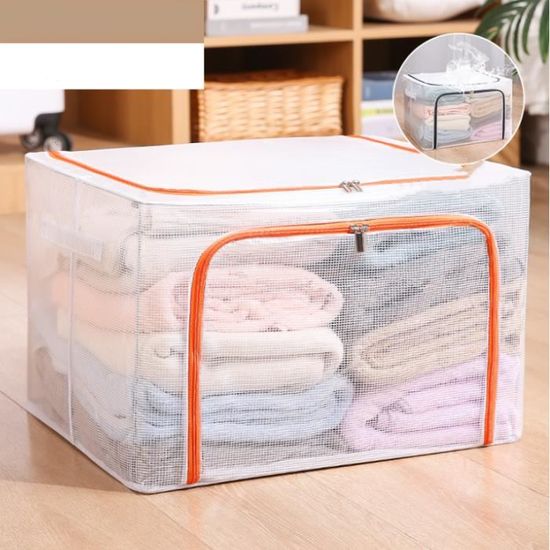 3 Sacs de Rangement Pliables, Sac pour Couette, Literie,Sac