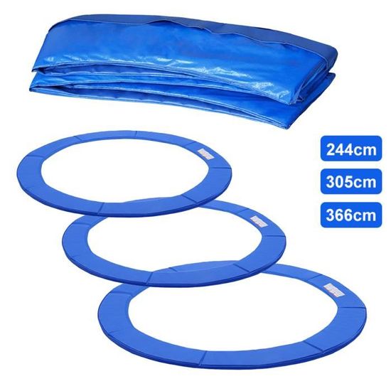 Coussin De Protection Des Ressorts Pour Trampoline 1PCS,244cm Housse De Protection Résistant Aux