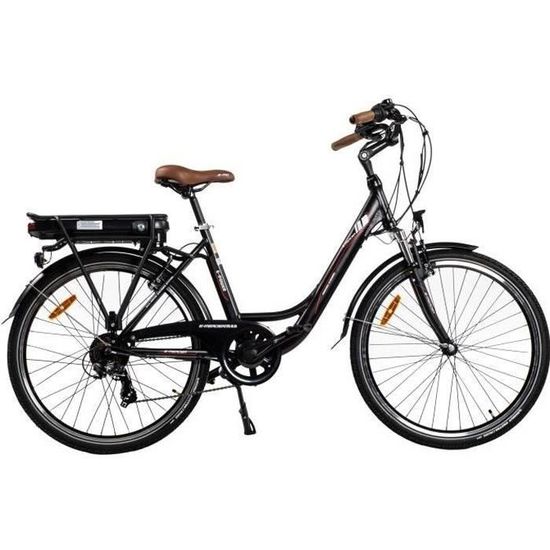 Vélo électrique tout-terrain 26 ANCHEER - Batterie 36V 12.5Ah - Vitesse  jusqu'à 25 km/h - Noir - Cdiscount Sport