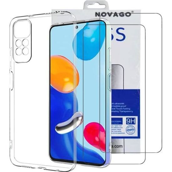 Coque Silicone Renforcée Angles Pour Redmi Note 11 Pro - Transparente, Anti-choc