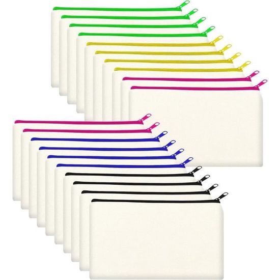 Lot De 5 Tirettes De Fermeture Éclair Lumineuses – Brille Dans Le Noir – Zippées Pour Veste