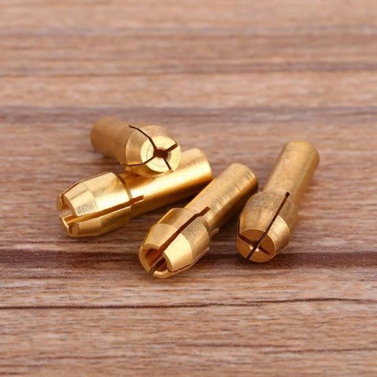 10 Pinces De Perçage En Laiton - Taille 3.2mm Et 3mm, Pour Perceuse Rotative - Pour Bois, ABS, Plastique - Lot De 10 Pièces