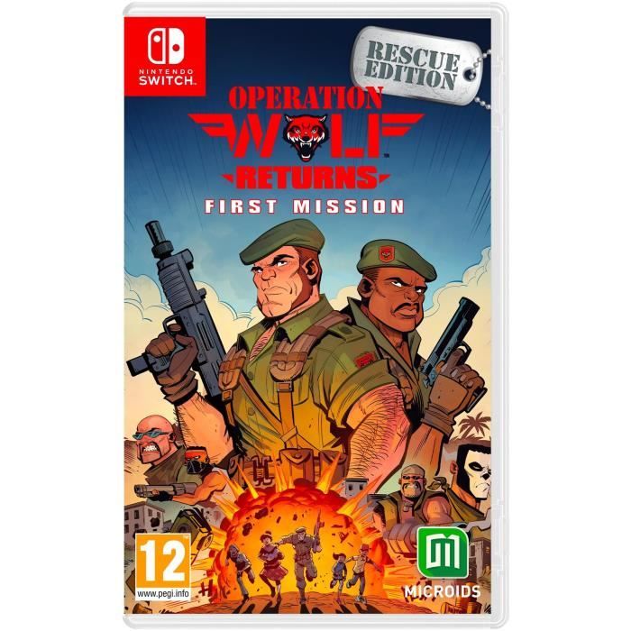 Microids Operation Wolf Returns : First Mission Jeu Switch