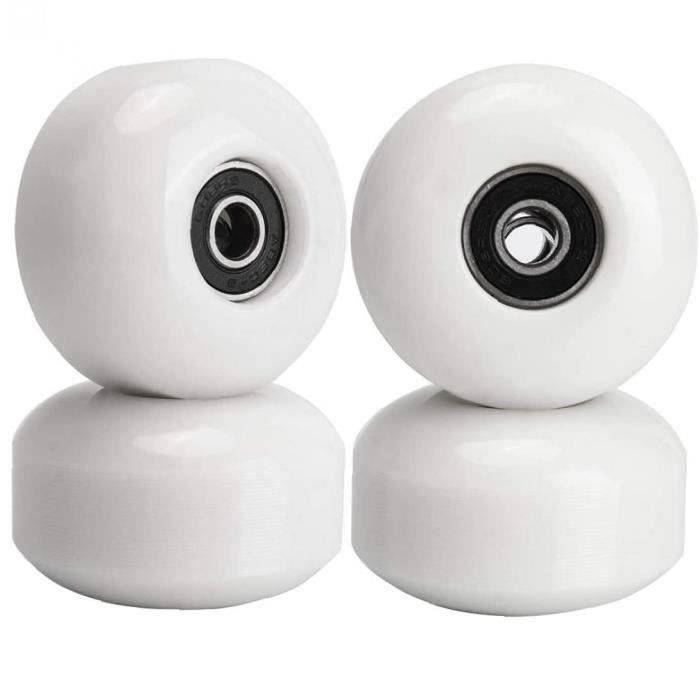 Roues De Skateboard DONGKER – 52 Mm, Dureté 95A, Roulements 608RS – Adaptées Aux Rues, U-ramps, Gravier, Carrelage – Lot De 4