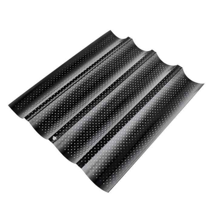 Majome 1pc vague pain français plateau de cuisson antiadhésif moule moule baguette gâteau toast moule outils 