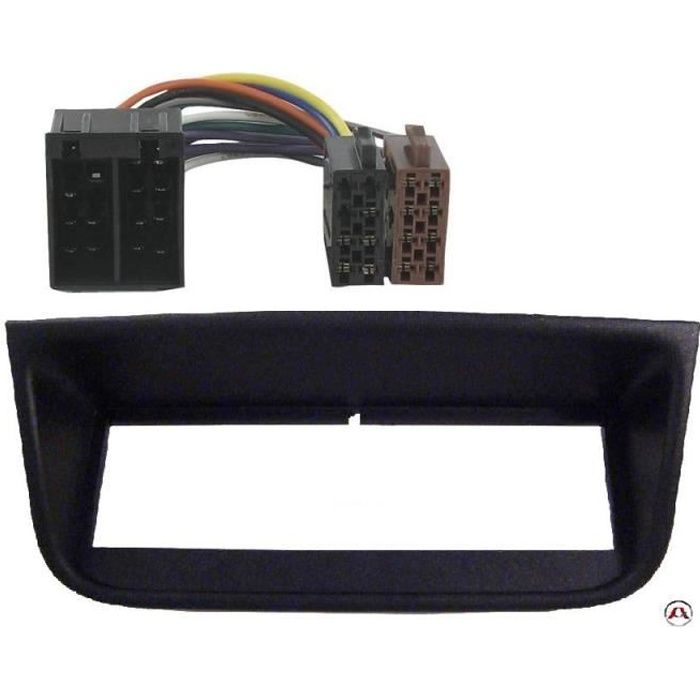 Kit Adaptateur Autoradio 1DIN noir Peugeot 406 + ISO
