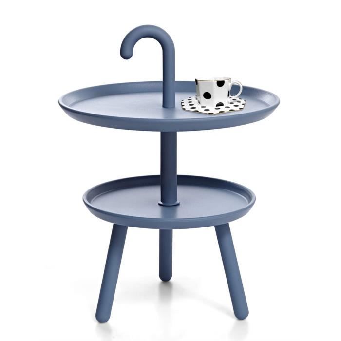 Suhu Table Basse Petite Ronde De Jardin Table Dappoint Plastique pour Exterieur De Balcon Salon Mini Tables Basses Enfant De Camp