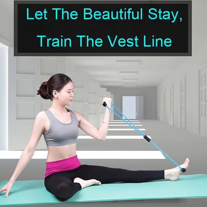 Stretch Band Rope Latex Rubber Arm Resistance Fitness Exercice Pilates Yoga miettelove 4440 yyllyy