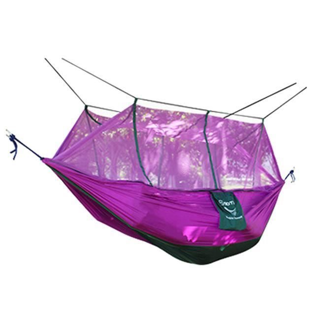 Hamac de parachute de 2 personnes double large extérieur solide de jardin de patio de parc PP_LY * 250