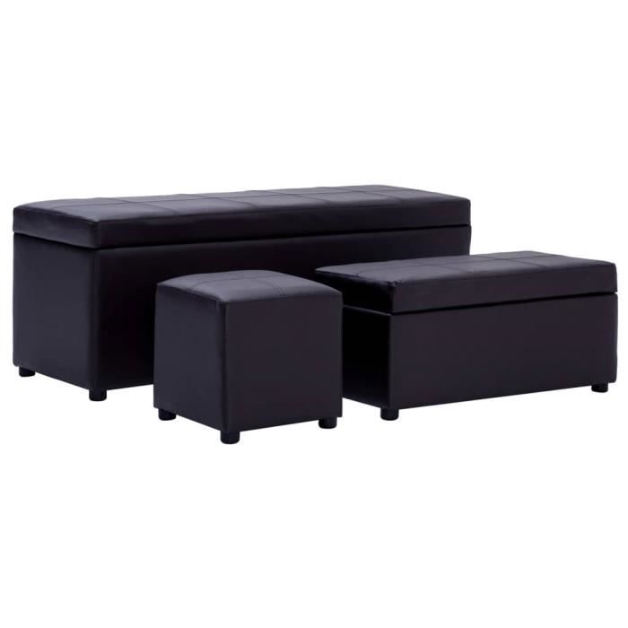 @MEUBL8994Nouveau Banc de rangement Meuble Bas Coffre d'Extérieur Jardin - Banc de Salon Cuisine Banquette d'Entrées avec repose-pie