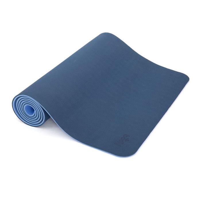 Bodhi Tapis de Yoga “Lotus Pro II” 183 x 60 cm, 6 mm - Surface Tendre et adhérente en Mousse TPE Non-polluante et 100% Recyclable