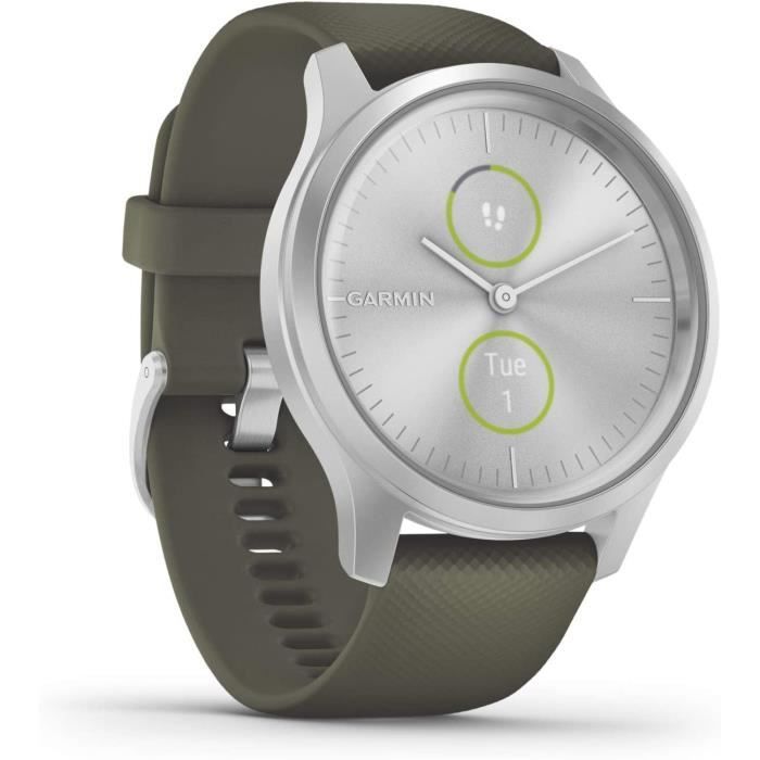 Garmin Vívomove 3 Style : Montre Connectée à Aiguilles Mécaniques et Double Écran Tactile Couleur avec Suivi GPS et Garmin Pay616