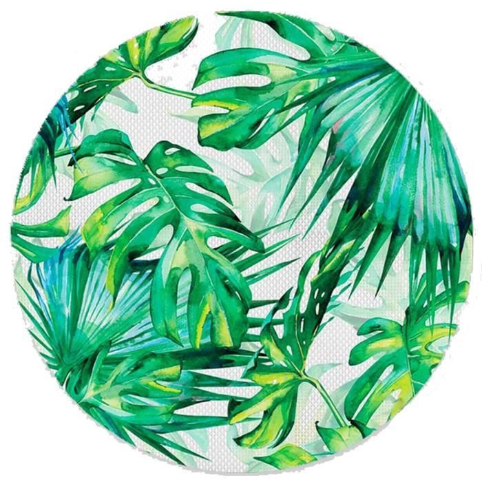 Set de table rond Feuilles
