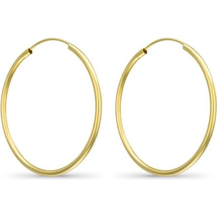 Boucles d'oreilles créoles Or jaune 375/1000