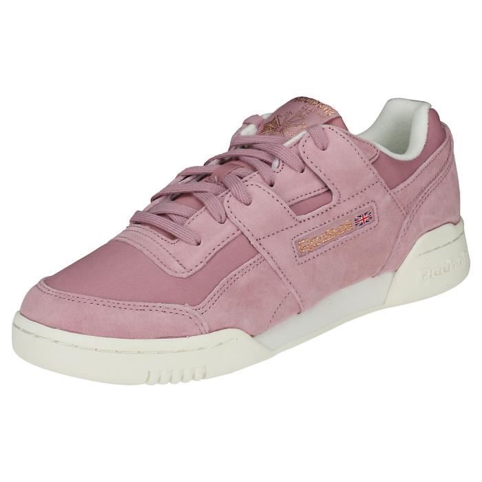 Reebok Workout Lo Plus Femme Baskets Lilas