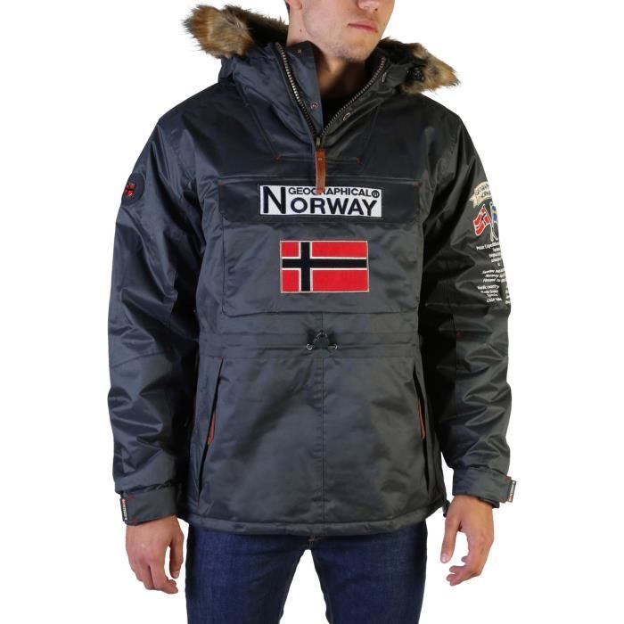Geographical Norway - Veste pour homme (Barman_man_dgrey) - Gris