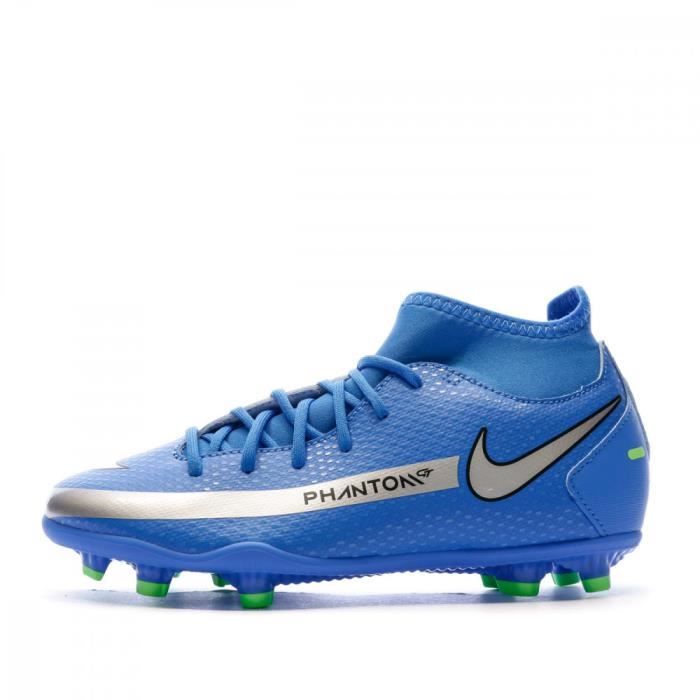 Chaussures de foot Bleu Junior Nike Phantom Gt FG