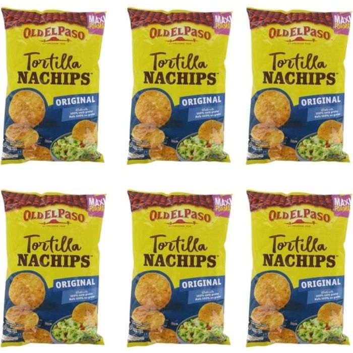 Chips tortillas Crunchy Nachips original Old El Paso - 300g