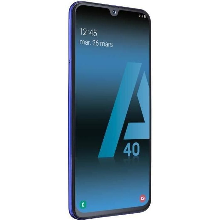 SAMSUNG Galaxy A40 64 go Bleu - Double sim - Reconditionné - Etat correct