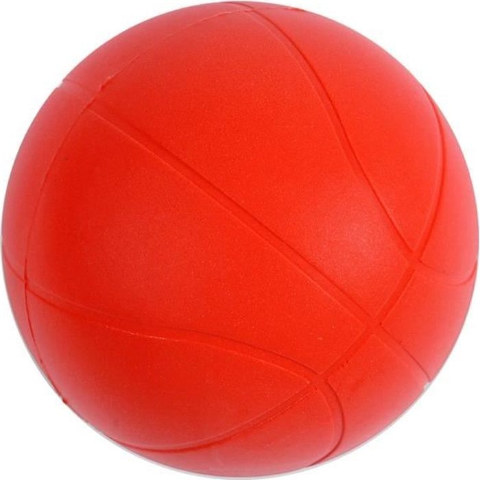 Ballon de basket mousse haute densité Sporti France - rouge - TU