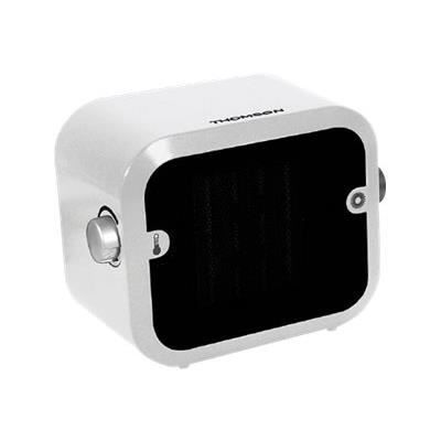 THOMSON THSFC15B-Radiateur soufflant céramique blanc-Fonction ventilation-Puissance 1500 watts