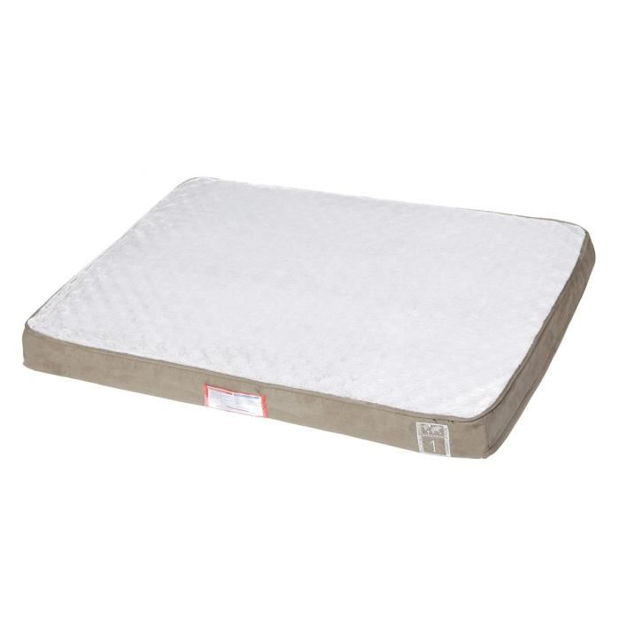 TRIXIE Vital Coussin Best of all Breeds - 100 × 70 cm - Taupe et gris clair - Pour chien