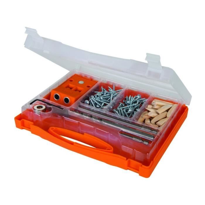 Kit mini-gabarit de perçage oblique double 8 pcs T2PHJS